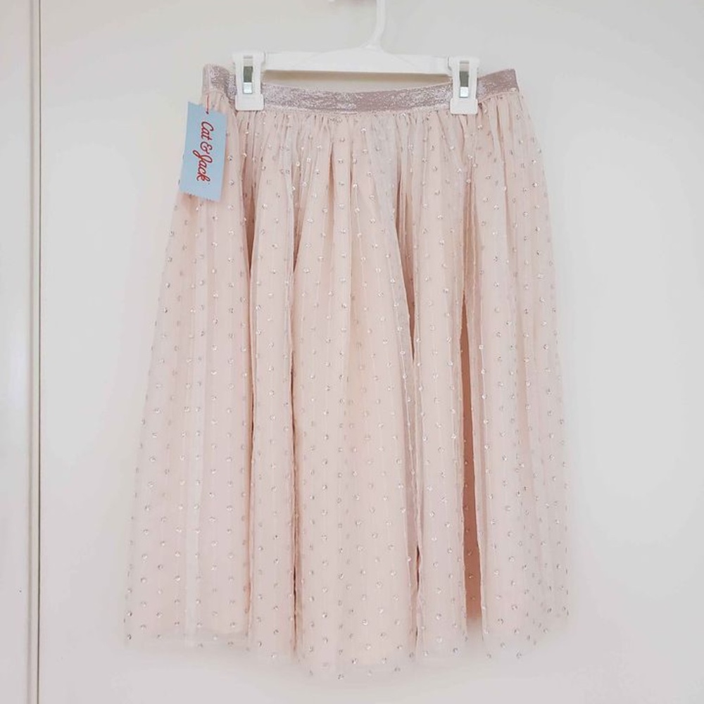 Cat & Jack Baby Pink Sequined Skirt - Picture 1 of 3